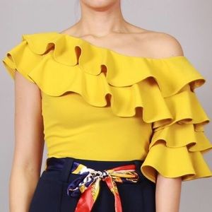 Ruffle Crop Top